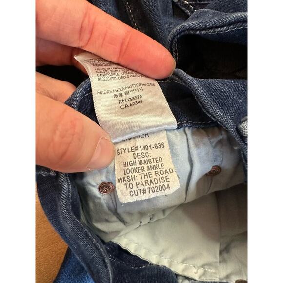 MOTHER High Waisted Looker Ankle in The Road To Paradise - Picture 6 of 7